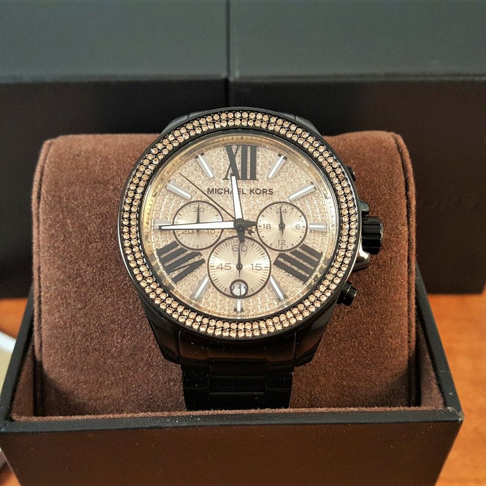 Michael Kors Women's Wren Black Watch MK5961